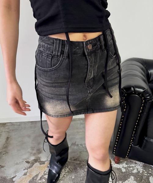 【MALION vintage】デニムミニスカート／美品 MALION vintage】デニムミニスカート／美品