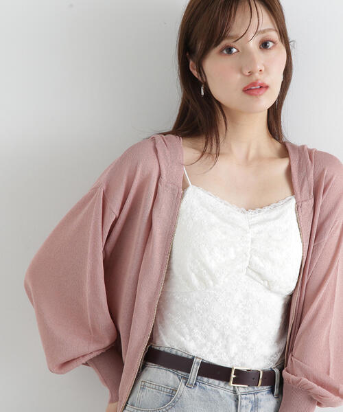 PROPORTION BODY DRESSING(プロポーションボディドレッシング)の「レースカップ付キャミ / 1215160506(キャミソール・レディース・オフホワイト/ブラック/ホワイト・SMALL/MEDIUM)」の4枚目の写真