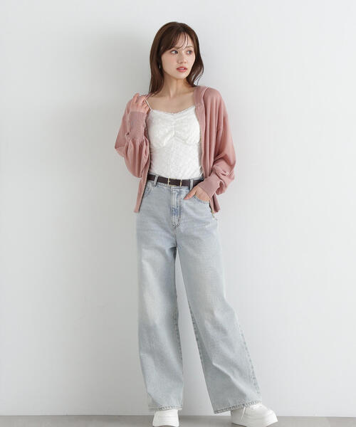 PROPORTION BODY DRESSING(プロポーションボディドレッシング)の「レースカップ付キャミ / 1215160506(キャミソール・レディース・オフホワイト/ブラック/ホワイト・SMALL/MEDIUM)」の5枚目の写真