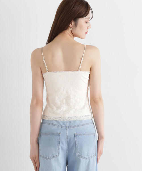 PROPORTION BODY DRESSING(プロポーションボディドレッシング)の「レースカップ付キャミ / 1215160506(キャミソール・レディース・オフホワイト/ブラック/ホワイト・SMALL/MEDIUM)」の13枚目の写真