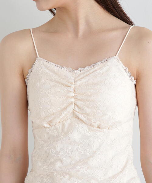 PROPORTION BODY DRESSING(プロポーションボディドレッシング)の「レースカップ付キャミ / 1215160506(キャミソール・レディース・オフホワイト/ブラック/ホワイト・SMALL/MEDIUM)」の14枚目の写真