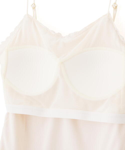 PROPORTION BODY DRESSING(プロポーションボディドレッシング)の「レースカップ付キャミ / 1215160506(キャミソール・レディース・オフホワイト/ブラック/ホワイト・SMALL/MEDIUM)」の17枚目の写真