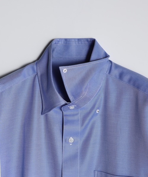 MEN'S BIGI(メンズビギ)の「【ACTIVE TAILOR/アクティブテイラー】コットンツイルドレスシャツ<イージーケア>(シャツ/ブラウス・メンズ・ブルー/ホワイト・04/03/02/01)」の4枚目の写真