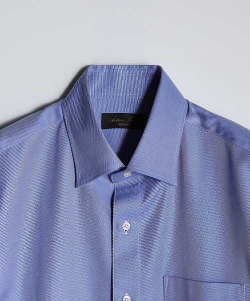 MEN'S BIGI(メンズビギ)の「【ACTIVE TAILOR/アクティブテイラー】コットンツイルドレスシャツ<イージーケア>(シャツ/ブラウス・メンズ・ブルー/ホワイト・04/03/02/01)」の3枚目の写真