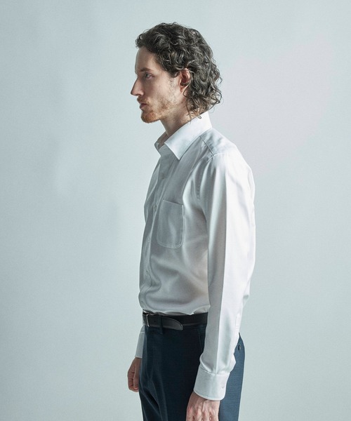 MEN'S BIGI(メンズビギ)の「【ACTIVE TAILOR/アクティブテイラー】コットンツイルドレスシャツ<イージーケア>(シャツ/ブラウス・メンズ・ブルー/ホワイト・04/03/02/01)」の13枚目の写真