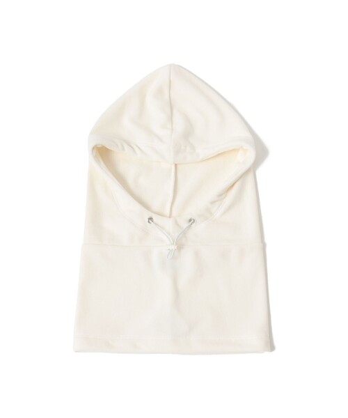 BEAMS GOLF（ビームスゴルフ）の「B.G.THREE / ALL-TIME フリース ネックゲイター（ネックウォーマー/スヌード・メンズ・ブラック/ホワイト・ONE SIZE）」の8枚目の写真