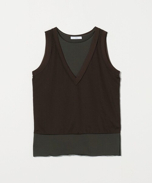 Drawer - 美品▲Drawer //テンジクフレアスリーブカットソー▲グリーン 緑 クロッシェ編み風ニットナロースカート【洗濯機洗い可】（マキシ