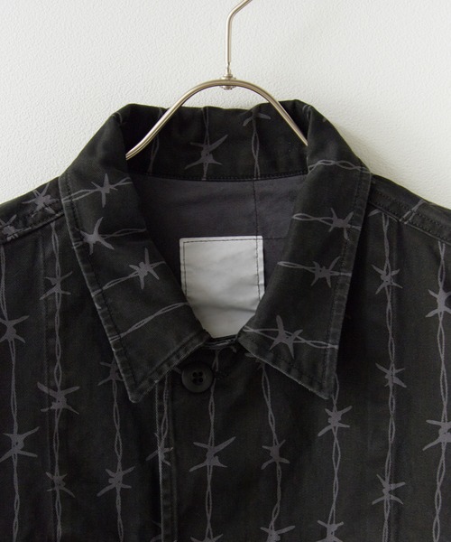 made in standard (メイドインスタンダード)の「MADE IN STANDARD / メイドインスタンダード ATIGUE UNIFORM SHIRT JACKET JACKET メンズ 秋物 秋服 2026年秋冬 冬服(ミリタリージャケット・メンズ・ブラック/グレー・M/L)」の12枚目の写真