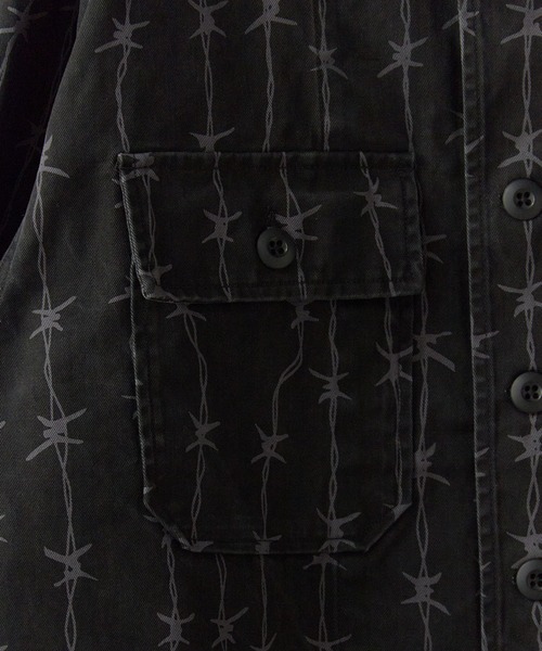 made in standard (メイドインスタンダード)の「MADE IN STANDARD / メイドインスタンダード ATIGUE UNIFORM SHIRT JACKET JACKET メンズ 秋物 秋服 2026年秋冬 冬服(ミリタリージャケット・メンズ・ブラック/グレー・M/L)」の13枚目の写真