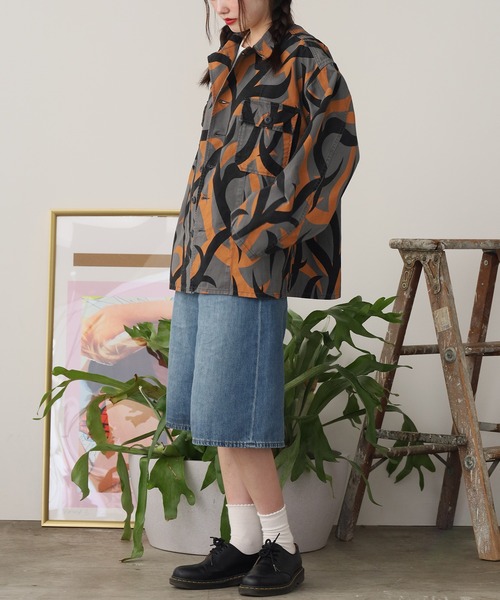 made in standard (メイドインスタンダード)の「MADE IN STANDARD / メイドインスタンダード ATIGUE UNIFORM SHIRT JACKET JACKET メンズ 秋物 秋服 2026年秋冬 冬服(ミリタリージャケット・メンズ・ブラック/グレー・M/L)」の10枚目の写真