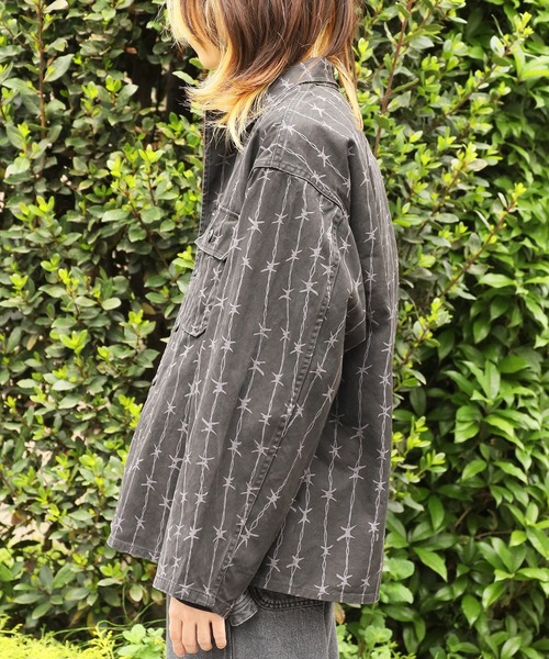 made in standard (メイドインスタンダード)の「MADE IN STANDARD / メイドインスタンダード ATIGUE UNIFORM SHIRT JACKET JACKET メンズ 秋物 秋服 2026年秋冬 冬服(ミリタリージャケット・メンズ・ブラック/グレー・M/L)」の16枚目の写真