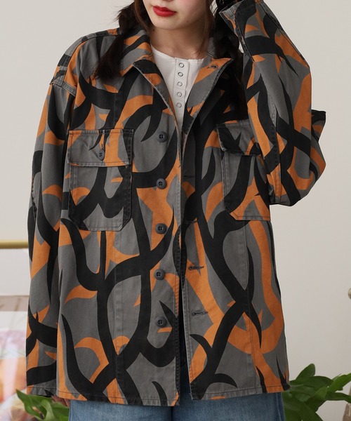 made in standard (メイドインスタンダード)の「MADE IN STANDARD / メイドインスタンダード ATIGUE UNIFORM SHIRT JACKET JACKET メンズ 秋物 秋服 2026年秋冬 冬服(ミリタリージャケット・メンズ・ブラック/グレー・M/L)」の18枚目の写真