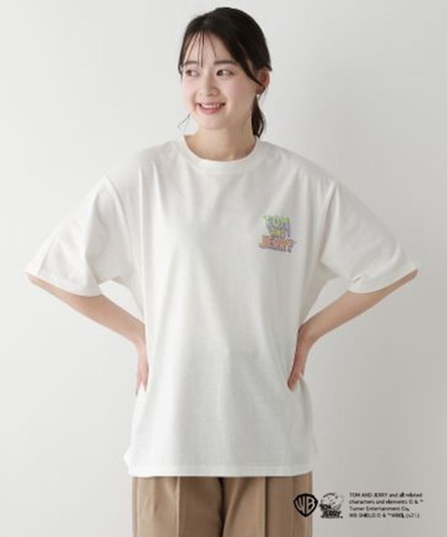 FOUND GOOD(ファウンドグッド)の「U/トムとジェリーTEE(Tシャツ/カットソー・メンズ・ホワイト系5/グレー系2/グレー系8/ネイビー・M/S/L)」の2枚目の写真