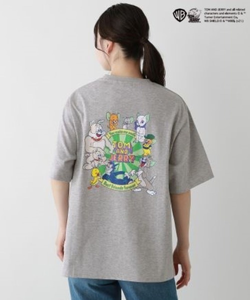 FOUND GOOD(ファウンドグッド)の「U/トムとジェリーTEE(Tシャツ/カットソー・メンズ・ホワイト系5/グレー系2/グレー系8/ネイビー・M/S/L)」の3枚目の写真