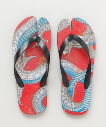 カヤ（カヤ）の「【カヤ】履く、NIPPON ART 浮世絵 足袋型ビーチサンダルM 23～24cm（サンダル）」