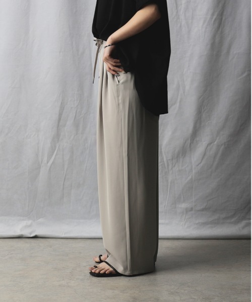 Right-on（ライトオン）の「【店頭で人気】【HONEYSUCKLE ROSE】接触冷感イージーパンツ（その他パンツ・レディース・ブラック/カーキブラウン/オレンジ/ベージュ・L/M）」の10枚目の写真