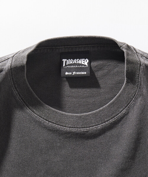 THRASHER（スラッシャー）の「THRASHER/スラッシャー バックロゴフレイムハート Tシャツ(限定展開)(UNISEX)（Tシャツ/カットソー・メンズ・ネイビー/オフホワイト/ブラック・SMALL/LARGE/MEDIUM）」の20枚目の写真