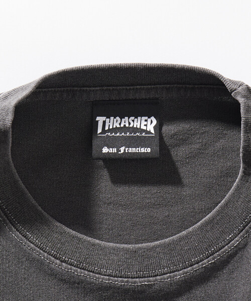 THRASHER（スラッシャー）の「THRASHER/スラッシャー バックロゴフレイムハート Tシャツ(限定展開)(UNISEX)（Tシャツ/カットソー・メンズ・ネイビー/オフホワイト/ブラック・SMALL/LARGE/MEDIUM）」の21枚目の写真