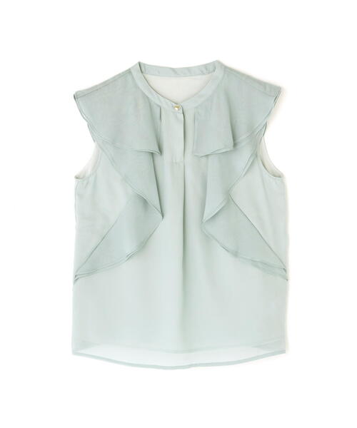 NATURAL BEAUTY BASIC(ナチュラルビューティーベーシック)の「◇ラッフルシアーブラウス(シャツ/ブラウス・レディース・ワイン/ベージュ/ライトグリーン・FREE)」の20枚目の写真