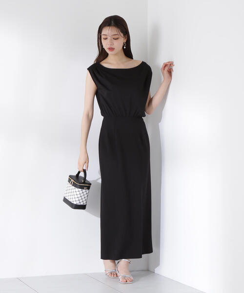 PROPORTION BODY DRESSING（プロポーションボディドレッシング）の「アシメカットワンピース / 1215240615（ワンピース・レディース・ブラック/ブラウン/ピンク・SMALL/MEDIUM/P/S）」の5枚目の写真