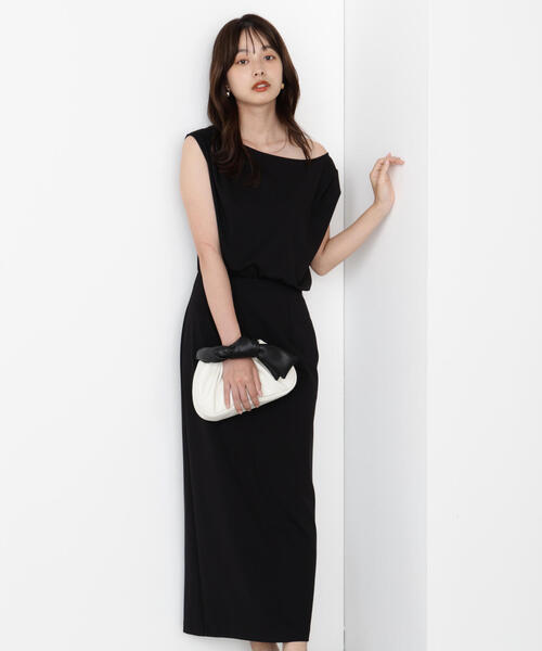 PROPORTION BODY DRESSING（プロポーションボディドレッシング）の「アシメカットワンピース / 1215240615（ワンピース・レディース・ブラック/ブラウン/ピンク・SMALL/MEDIUM/P/S）」の11枚目の写真