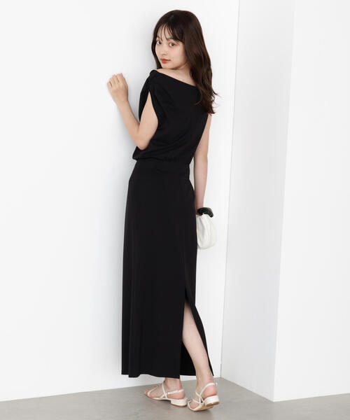 PROPORTION BODY DRESSING（プロポーションボディドレッシング）の「アシメカットワンピース / 1215240615（ワンピース・レディース・ブラック/ブラウン/ピンク・SMALL/MEDIUM/P/S）」の12枚目の写真