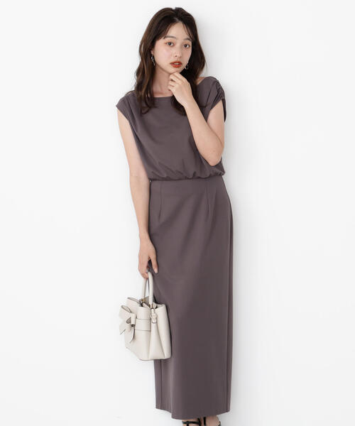 PROPORTION BODY DRESSING（プロポーションボディドレッシング）の「アシメカットワンピース / 1215240615（ワンピース・レディース・ブラック/ブラウン/ピンク・SMALL/MEDIUM/P/S）」の19枚目の写真