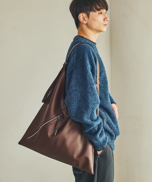 サンカクZIPトートバッグ / 490058（トートバッグ）｜LAKOLE（ラコレ