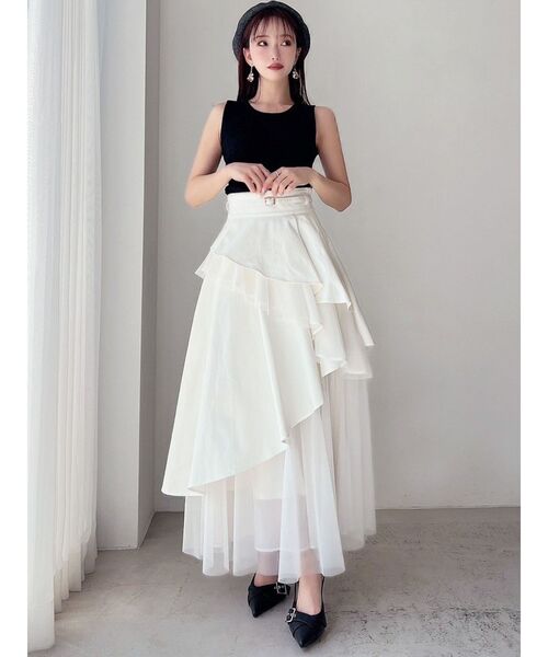 RESEXXY（リゼクシー）の「メランジニットタンク（タンクトップ・レディース・ブラック/グレー/ブラウン・FREE）」の11枚目の写真