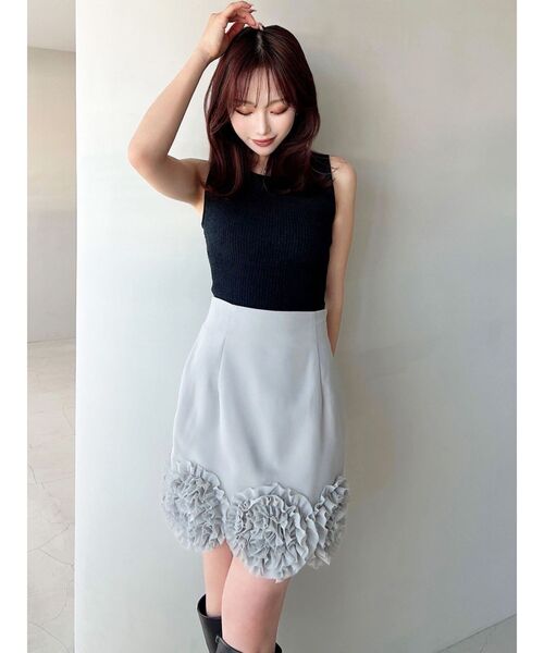 RESEXXY（リゼクシー）の「メランジニットタンク（タンクトップ・レディース・ブラック/グレー/ブラウン・FREE）」の21枚目の写真