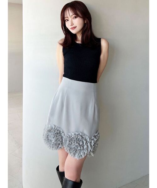 RESEXXY（リゼクシー）の「メランジニットタンク（タンクトップ・レディース・ブラック/グレー/ブラウン・FREE）」の22枚目の写真