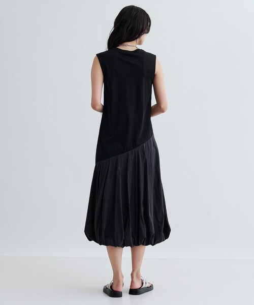 GALLEST(ギャレスト)の「バルーン切替ワンピース(ワンピース・レディース・ブラック/グリーン・38)」の6枚目の写真