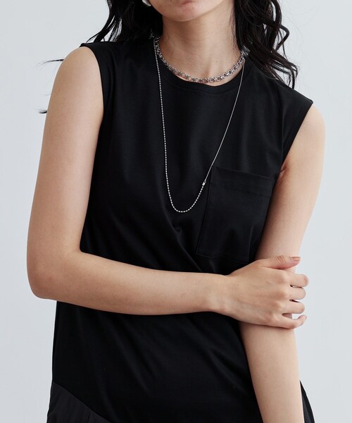 GALLEST(ギャレスト)の「バルーン切替ワンピース(ワンピース・レディース・ブラック/グリーン・38)」の9枚目の写真