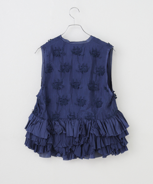 セール】【crinkle crinkle crinkle】 frill rayon shantung