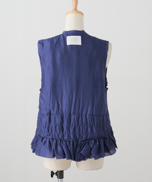 セール】【crinkle crinkle crinkle】 frill rayon shantung