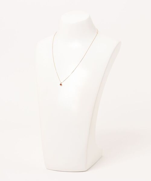 anq.（アンク）の「「anq.」SV925・ガーネット/シトリン/ラブラドライト　ネックレス（ネックレス・レディース・グレー/クリアイエロー/レッド・ONE SIZE）」の8枚目の写真