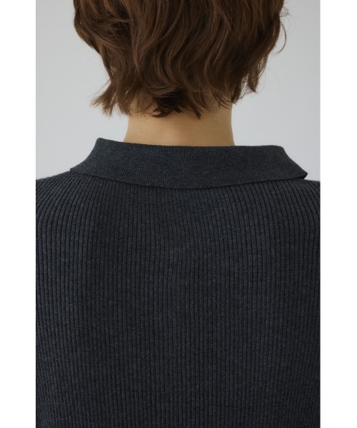 RIM.ARK（リムアーク）の「Minimum knit CD ミニマムニットカーディガン（カーディガン/ボレロ・レディース・オフホワイト/チャコールグレー/グリーン/ブラック/ブラウン・FREE）」の18枚目の写真