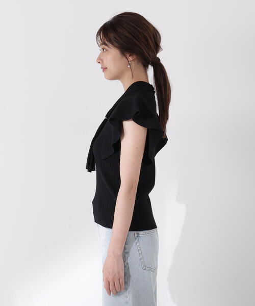 PROPORTION BODY DRESSING(プロポーションボディドレッシング)の「2WAYタイ付きニット / 1215270700(ニット/セーター・レディース・ブラック/オフホワイト/ブルー/ブラウン・FREE)」の13枚目の写真