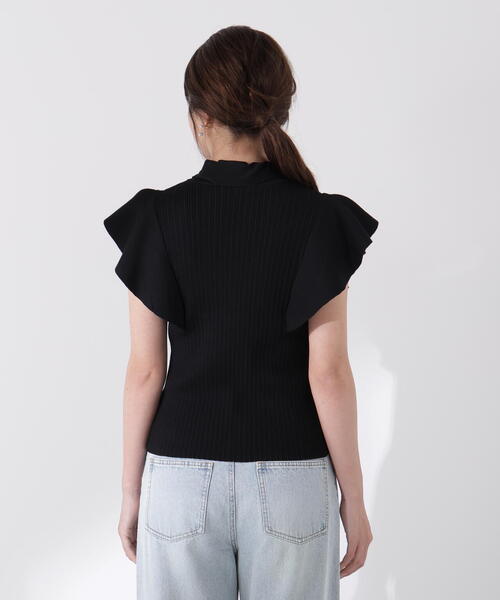 PROPORTION BODY DRESSING(プロポーションボディドレッシング)の「2WAYタイ付きニット / 1215270700(ニット/セーター・レディース・ブラック/オフホワイト/ブルー/ブラウン・FREE)」の14枚目の写真