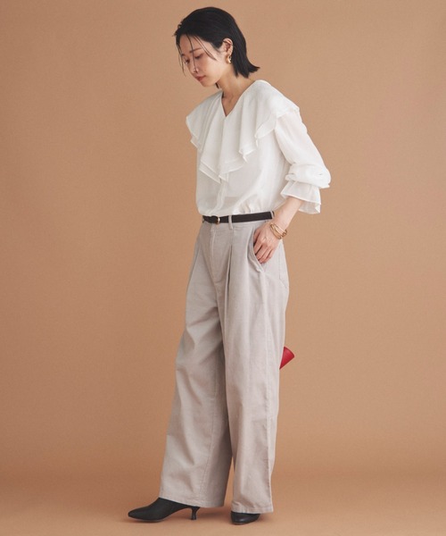 ドゥ アルシーヴ（Doux archives）/コーデュロイタックパンツ セール】コーデュロイタックパンツ（その他パンツ）｜DOUX ARCHIVES