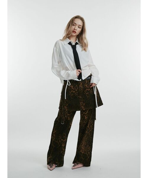 jouetie（ジュエティ）の「ギャザーネクタイシャツ（シャツ/ブラウス・レディース・オフホワイト/ブルー/ネイビー・MEDIUM）」の22枚目の写真