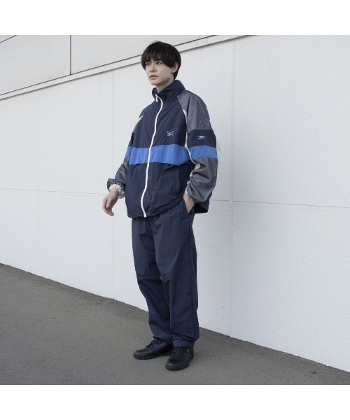 Reebok（リーボック）の「トラックジャケット リブート 90’s/Track Jacket REBOOT 90’s（ナイロンジャケット・メンズ・ブルー/ブラック/グリーン・X-LARGE/MEDIUM/SMALL/LARGE）」の6枚目の写真