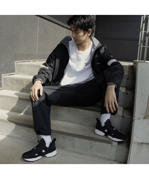 Reebok（リーボック）の「トラックジャケット リブート 90’s/Track Jacket REBOOT 90’s（ナイロンジャケット・メンズ・ブルー/ブラック/グリーン・X-LARGE/MEDIUM/SMALL/LARGE）」の8枚目の写真