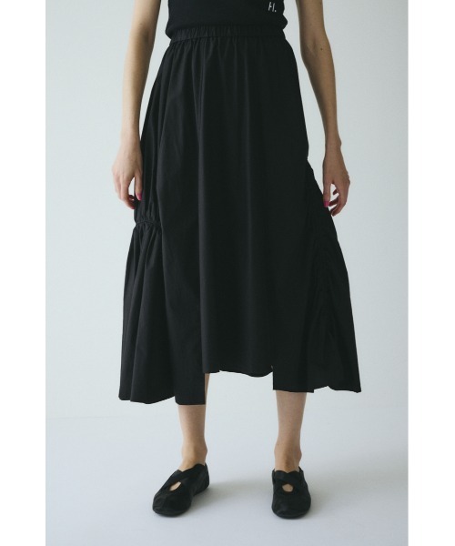 HeRIN.CYE(ヘリンドットサイ)の「Asymmetry hem skirt アシンメトリーヘムスカート(スカート・レディース・ブラック/レッド系その他・38/36)」の11枚目の写真