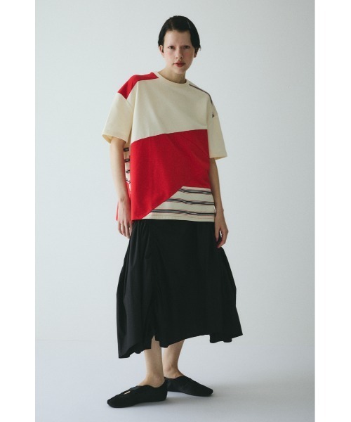 HeRIN.CYE(ヘリンドットサイ)の「Asymmetry hem skirt アシンメトリーヘムスカート(スカート・レディース・ブラック/レッド系その他・38/36)」の20枚目の写真