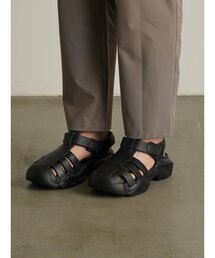 TRANSITION（トランジション）の「【CARIGA】 グルカスヒールトラップサンダル（サンダル）」