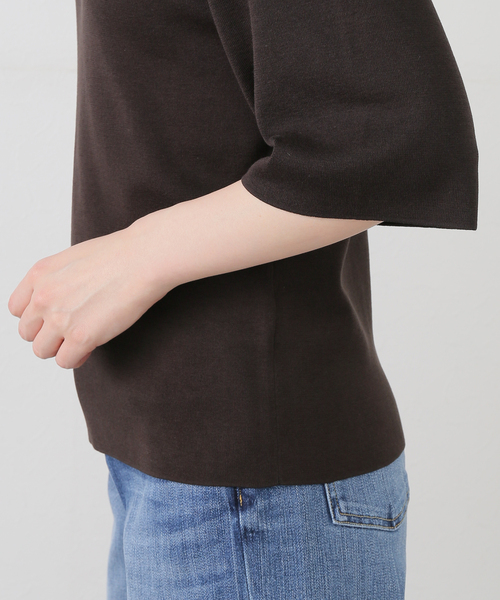 ニット セーター Maison IENA コットンシルクノースリーブ レディース IENA ニット セーター Maison コットンシルクノースリーブ