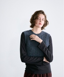 WALANCE（ワランス）の「cotton cashmere crew neck T（Tシャツ/カットソー）」