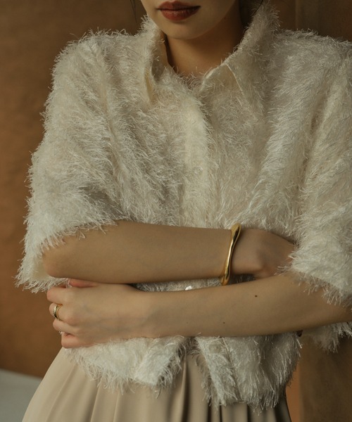 シャギージャガードシャツ（シャツ/ブラウス）｜anuans（ア