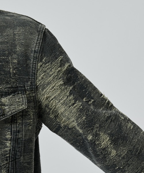 TAAKK(ターク)の「【TAAKK】3rd TYPE DENIM JACKET(デニムジャケット・メンズ・グレー/インディゴブルー・3/2)」の17枚目の写真